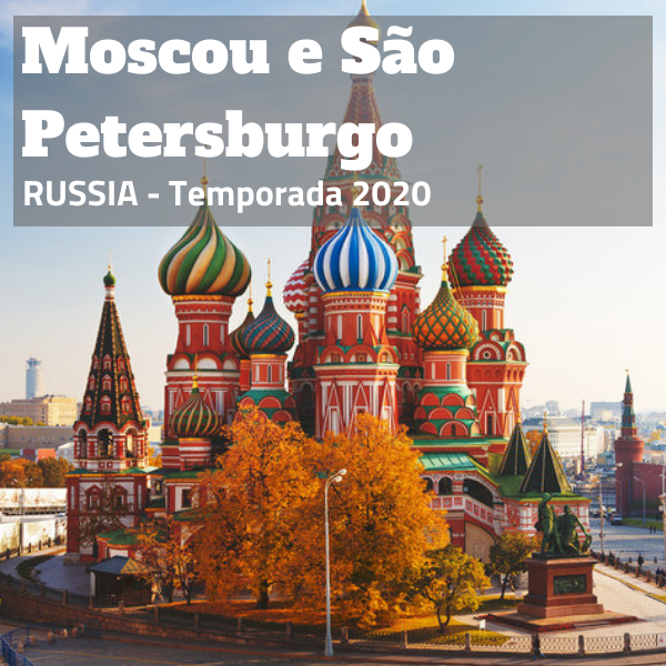 Imagem do paconte Pacote de viagem - Moscou e São Petersburgo