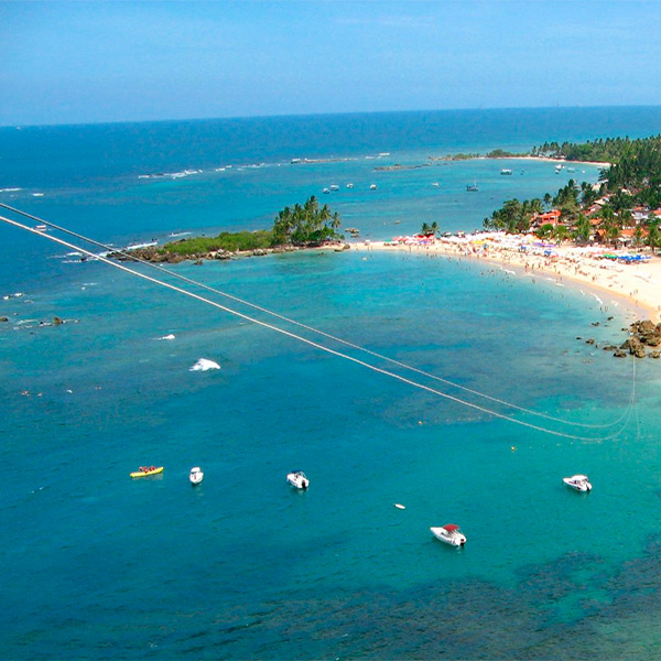 Imagem do paconte Ilha de Boipeba com Morro de São Paulo